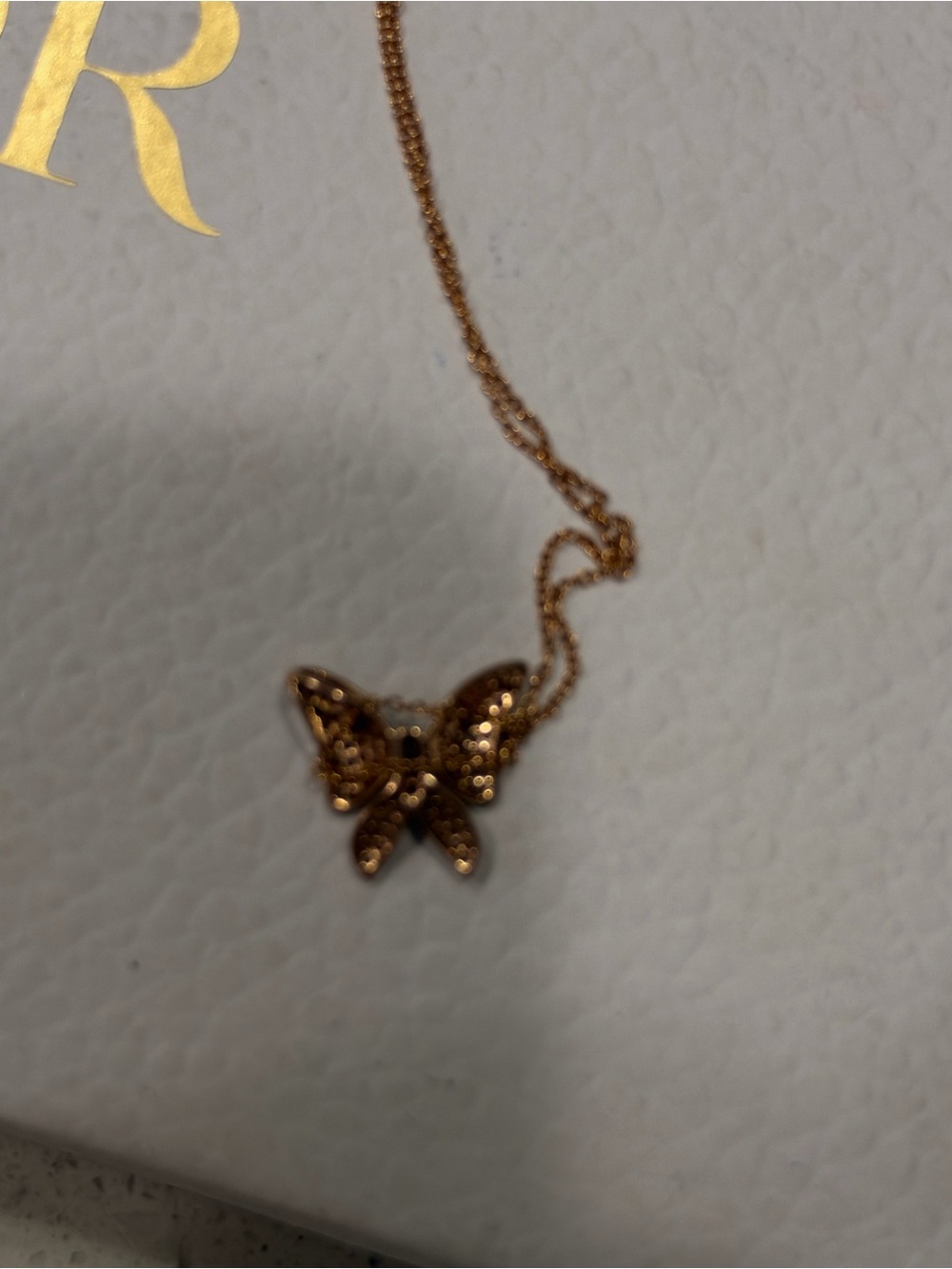 Effy Gold Butterfly Pendant Necklace